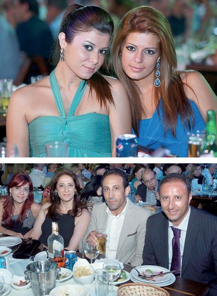 داليا ودارين غطاس/ وليد وزياد موسى وعقيلتاهما