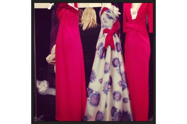 Backstage Carolina Herrera