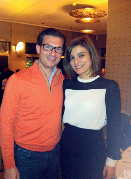 الزميلة رولا الخوري طبّال ولويس فيرلا