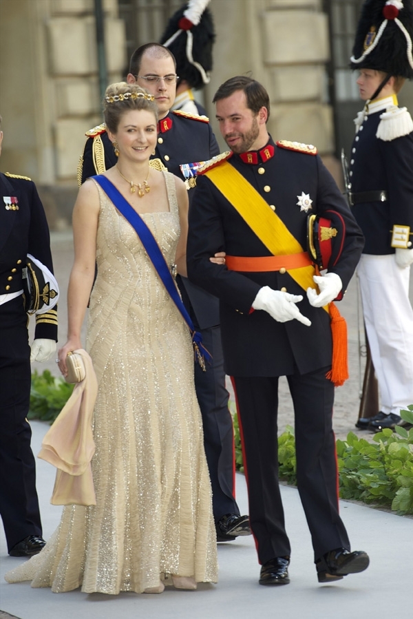 Prince Guillaume and Princess Stephanie of Luxembourg