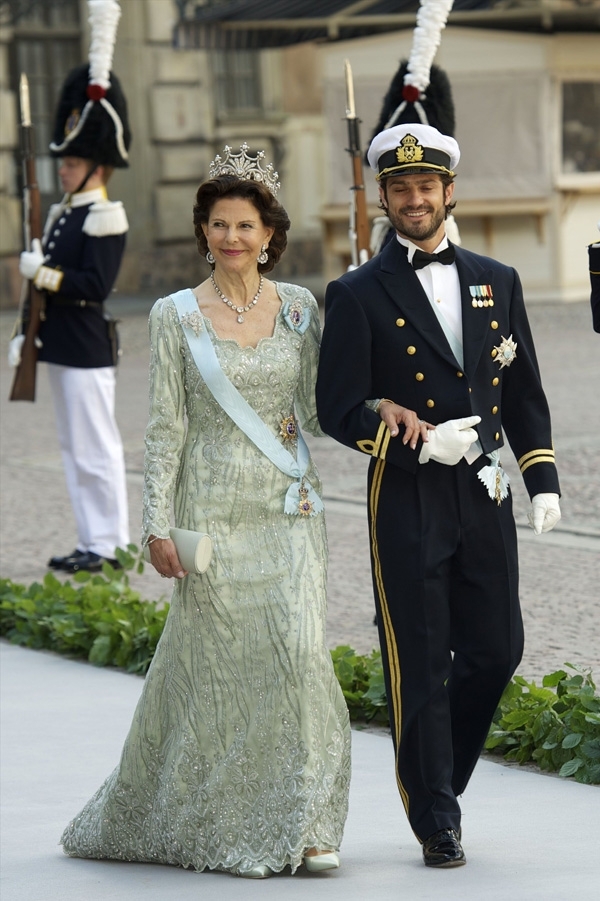 Queen Silvia and Prince Carl Philip