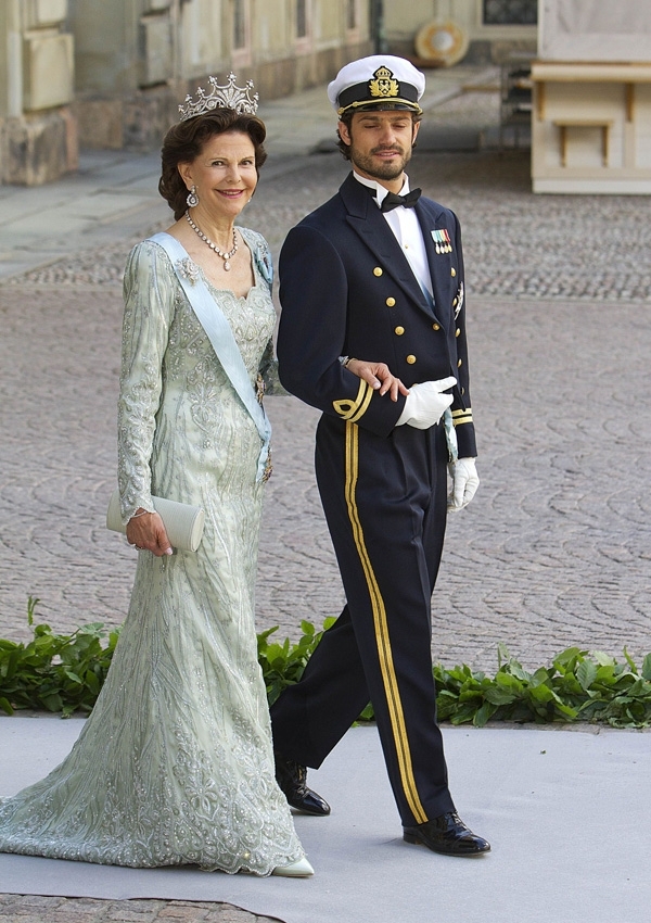 Queen Silvia and Prince Carl Philip