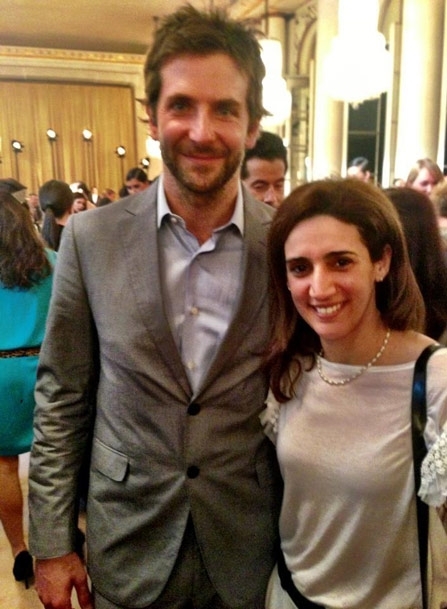 Laila Hamdaoui with Bradley Cooper