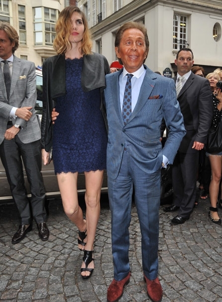 Italian designer Valentino Garavani