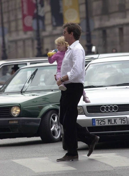 Pierce Brosnan with Isabella