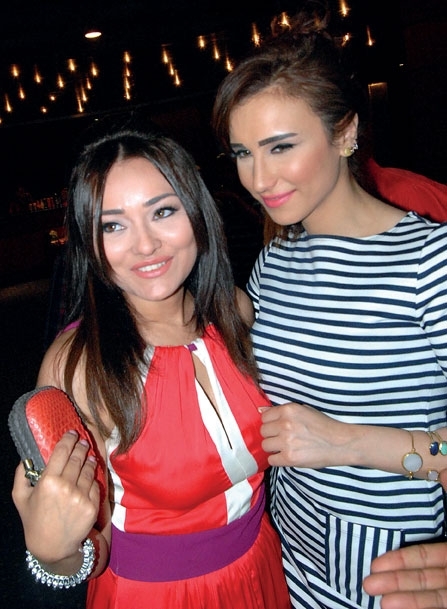 راندا مع«وجه جديد» في فيلمها