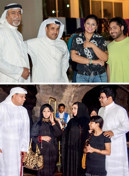 مصطفى بخش، غزلان ناصر، ومحمد بخش/ مصطفى بخش، الطفلة سيلينا الباز ، ملاك وفوزان الحسن