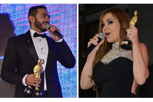 كارول سماحة وتامر حسني وسميرة سعيد يحصدون جوائز الميما وتكريم خاص لنجوم 'بشرة خير'