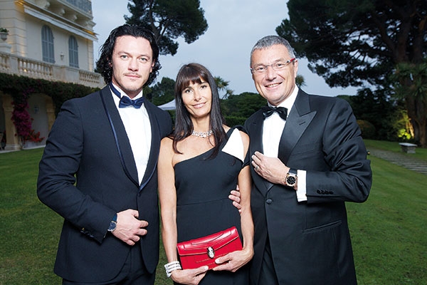 لوك افنز ومارزيا وجان كريستوف بابين