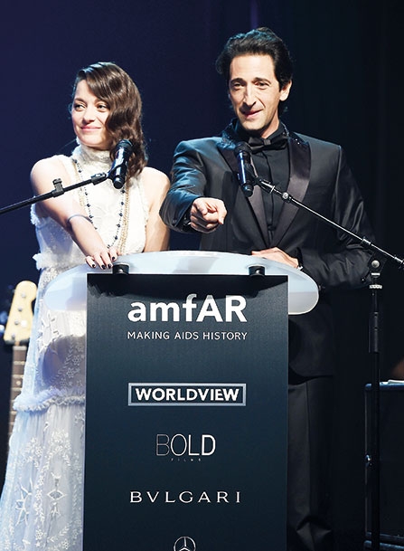 ماريون كوتيارد وأدريان برودي