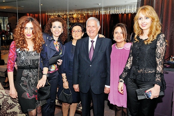 الين خليل ودانيال عساف وهنري و جيزيل العويط وجنان خشوف وثناء عطوي