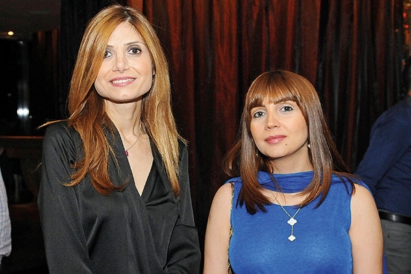 الزميلتان رنا نجار وهالة كوثراني