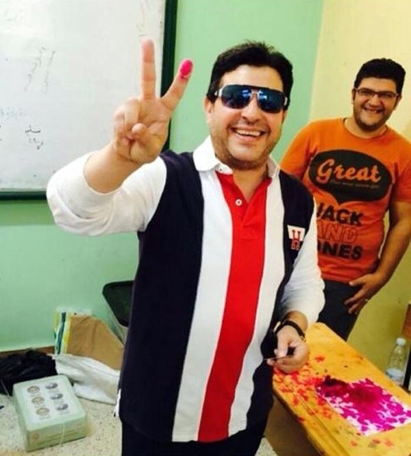 هاني شاكر في اللجنة الانتخابية