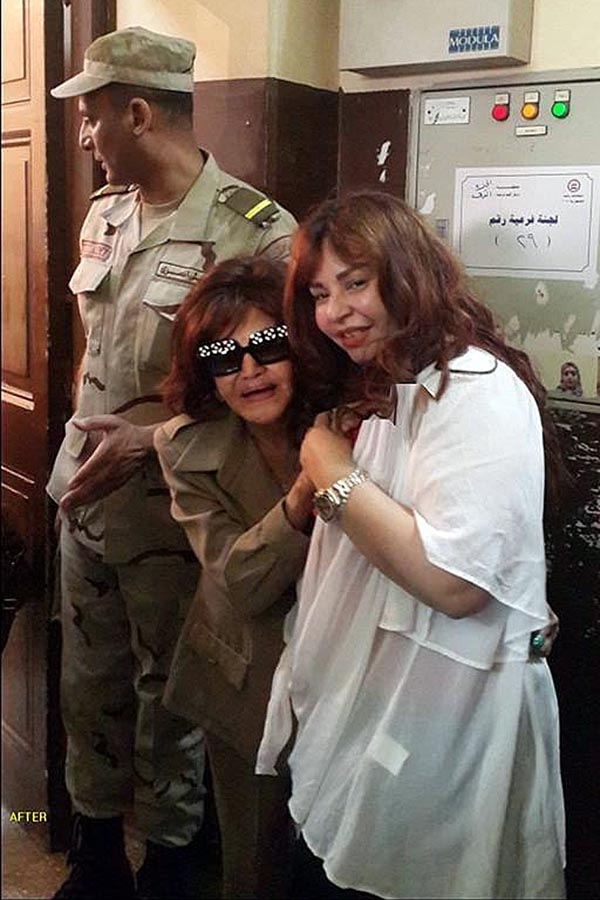 ماجدة الصباحي وابنتها غادة نافع