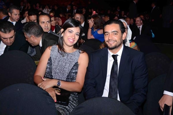 هاني سلامة وزوجته