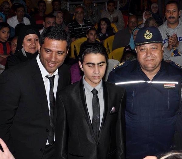 حسن الرداد في احتفالية محافظة دمياط