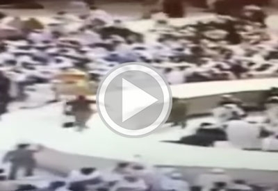 بالفيديو- القبض على الأفريقي محطّم فوانيس الكعبة