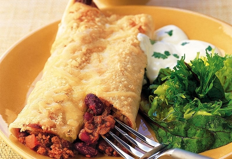 تورتيلا بالجبنة