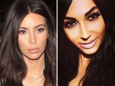 بالصور- هذه البريطانية دفعت <strong  dir='ltr'>30</strong> ألف دولار لتشبه كيم كارداشيان!