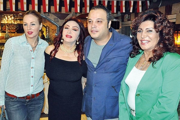 تامر عبد المنعم ونبيلة عبيد وشيرين رضا