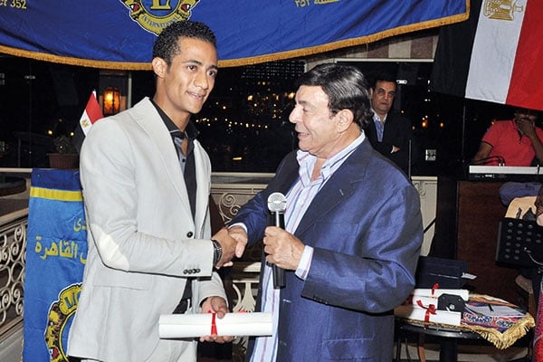 سمير صبري يكرم محمد رمضان