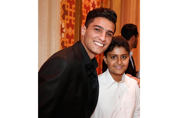 محمد عساف وابن الشيخ وليد آل ابراهيم- خالد