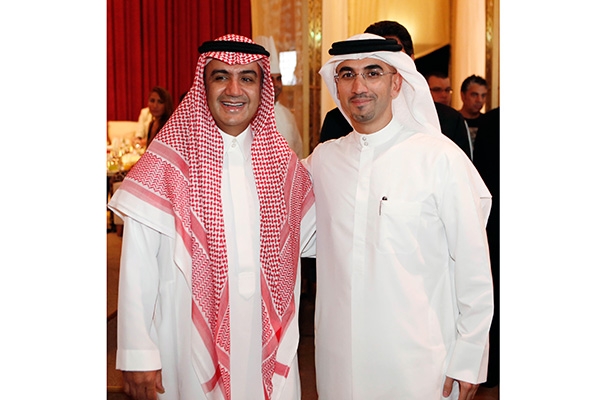 الشيخ وليد آل ابراهيم- رئيس مجلس إدارة مجموعة MBC وجمال الشريف