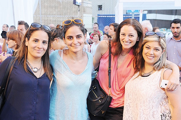 كارمن تاحاج وتينا الروس وساندي نعمة وبلانش باز