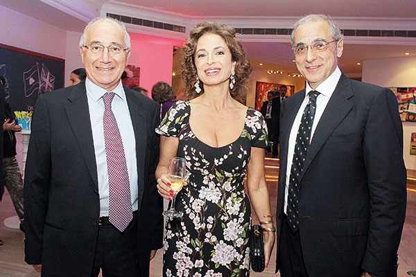 هنري حلو، لورا لحود وجورج أبو عضل