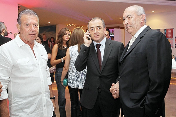 فؤاد مخزومي والوزير الياس بو صعب وجيجي لامارا