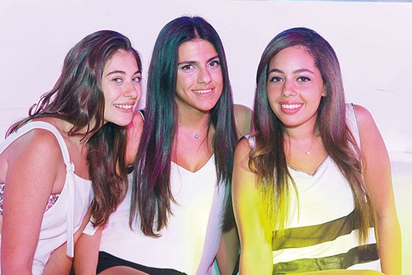 داليا شحادة وجيسيكا يونس وأولغا دبوس