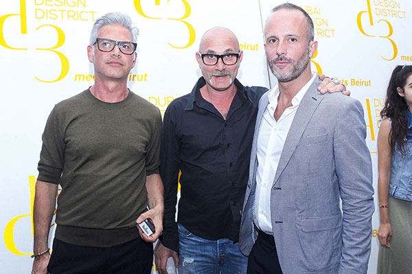 مارك ستوبس وروجيه مكرزل وسامر امين