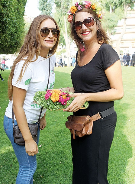 دومينيك شوشاني وسيرين عيتاني