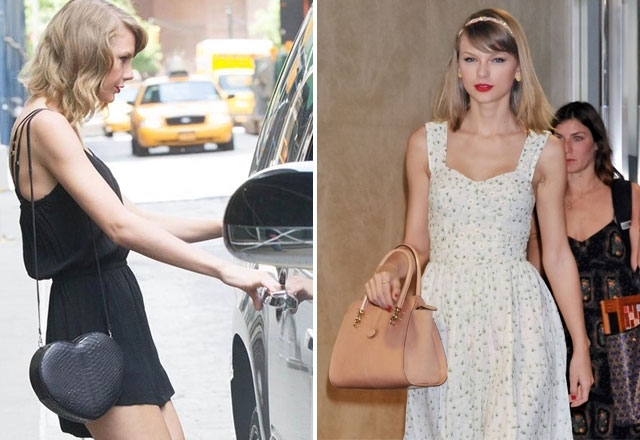 <strong  dir='ltr'>5</strong> حقائب في يد تايلور سويفت