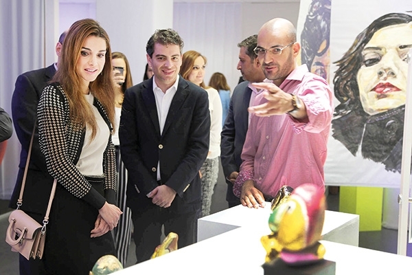 الملكة رانيا تفتتح معرض الريادة الإبداعية