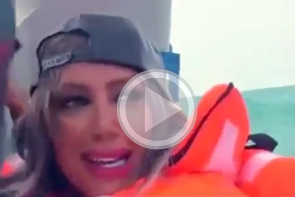 بالفيديو- مايا دياب تنهار وتصف رامز جلال بالحيوان والشيطان ثم تضربه بالحديد على وجهه!