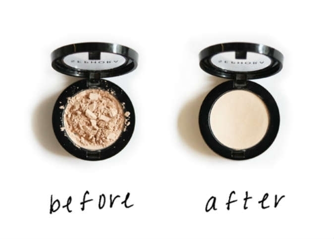 خطوات سهلة لترميم علبة ظلال العيون المتكسرة! السبيرتو هو الحل