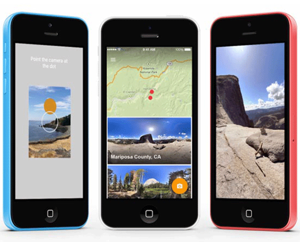 غوغل Google تطرح تطبيق التصوير البانورامي «فوتو سفير كاميرا» لآيفون