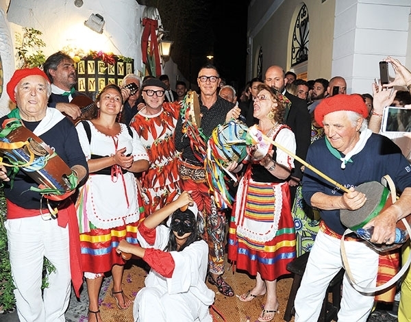 احتفال Dolce & Gabbana في كابري