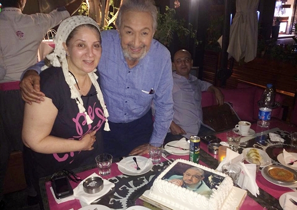 بوسي تشارك نور الشريف فرحته بالعودة إلى السينما