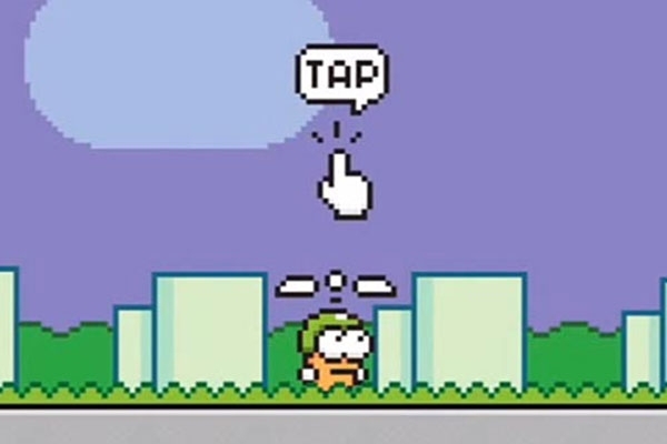 Swing Copters .. لعبة جديدة من مطوّر لعبة Flappy Bird