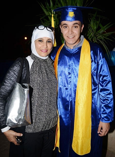 	عمر حسام حسن ووالدته هويدا