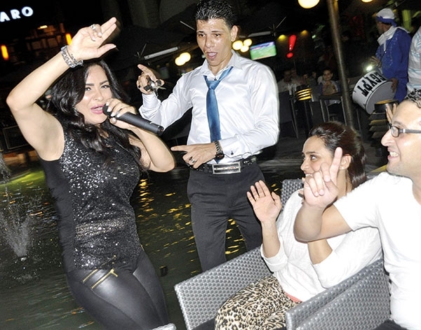 هدى ومجد القاسم في حفلة رمضانية