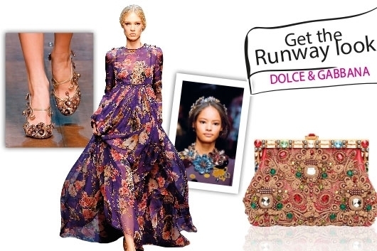 أميرة من الخيال! Get the Runway look Dolce & Gabbana