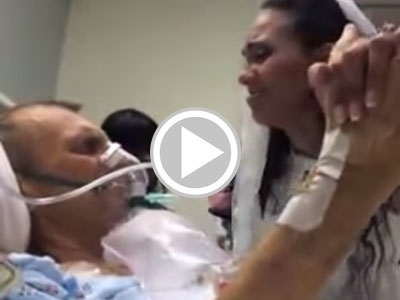 قبل موت والدها بيومين أقامت عرسها في المستشفى ورقصت معه الرقصة الأخيرة