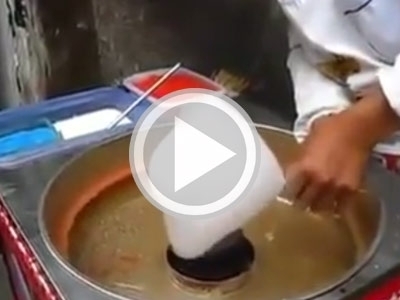 بالفيديو- إبداع الصينيين في صنع غزل البنات