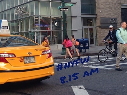 اليوم السادس ... أنا في طريقي إلى كواليس عرض Badgley Mischka