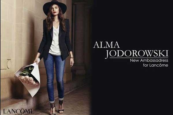 ألما جودوروسكي سفيرة Lancôme الجديدة 