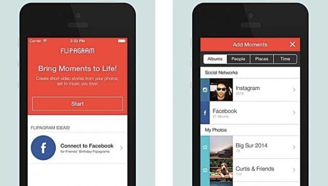 Flipagram يغزو عالم المشاهير