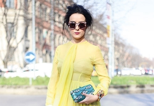 من شوارع ميلانو...  الأصفر ليلاً ونهاراً!